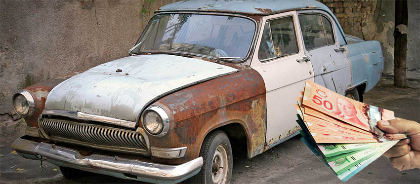 How to determine the value of the scrap car